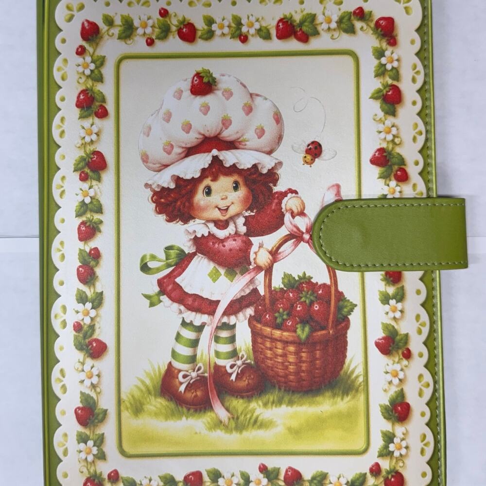 Strawberry Shortcake A5 Binder w/ matching paper and canvas tote.